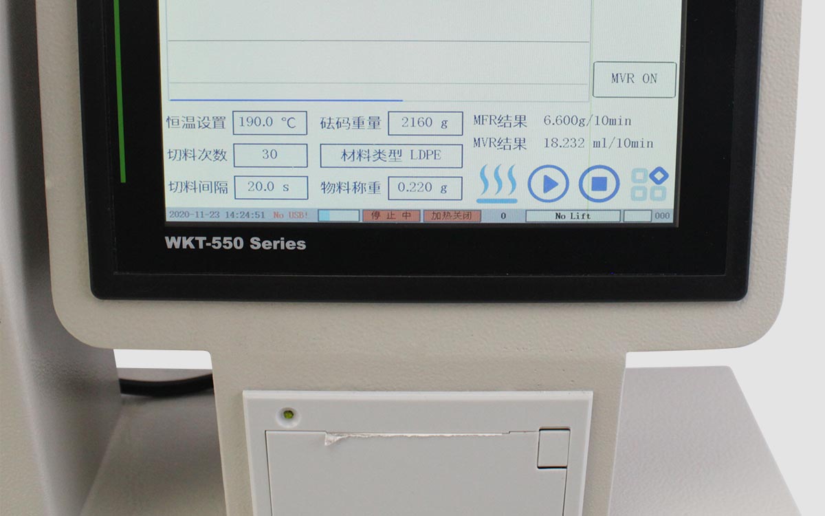 WKT-550TC  熔體流動速率測定儀