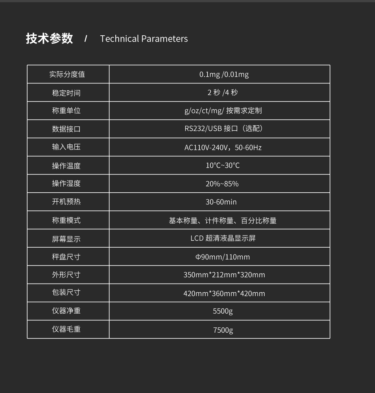 EC系列電子分析天平（十萬(wàn)分之一）