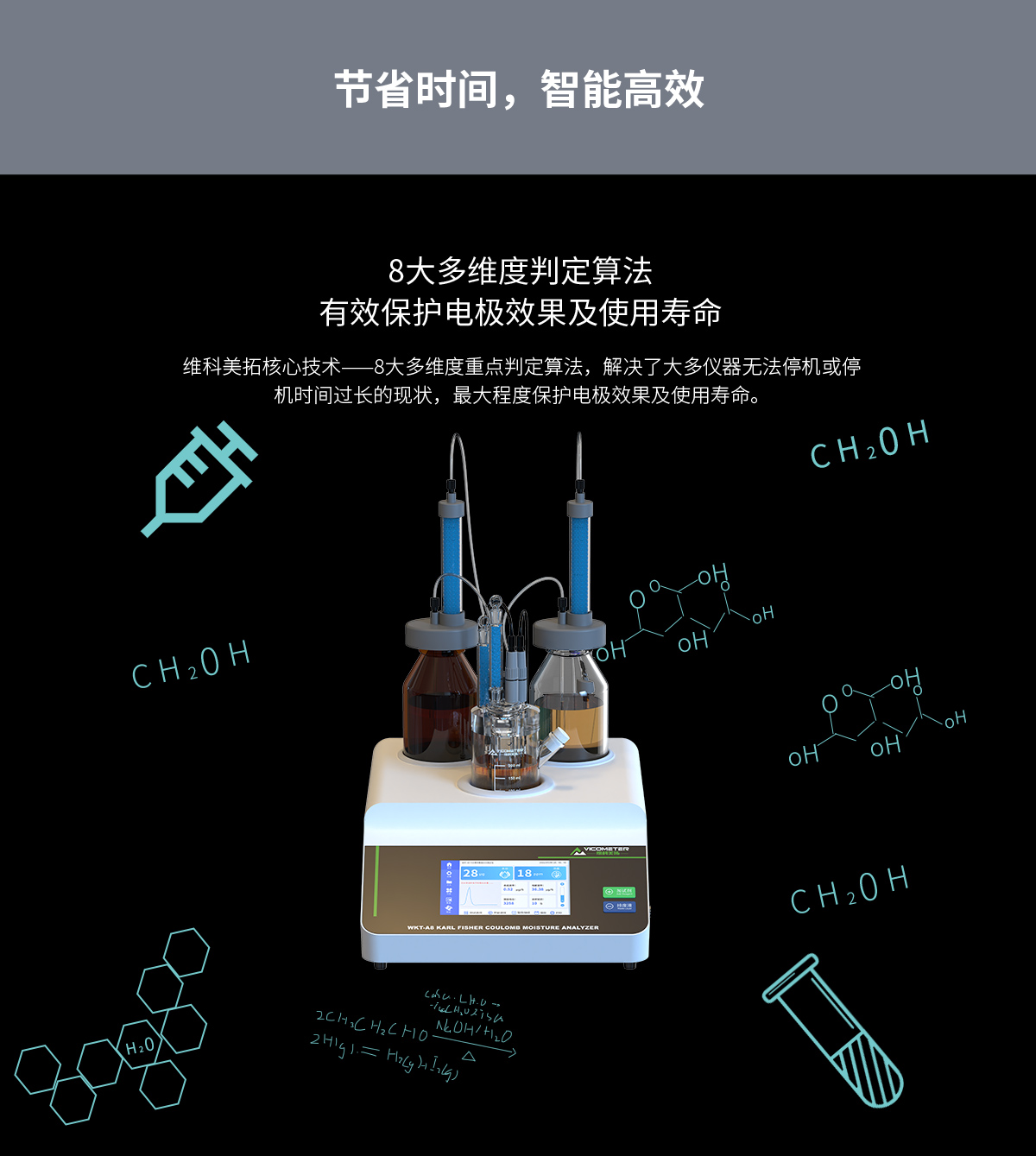 WKT-A8型全自動(dòng)微量水分測定儀（自動(dòng)換液）